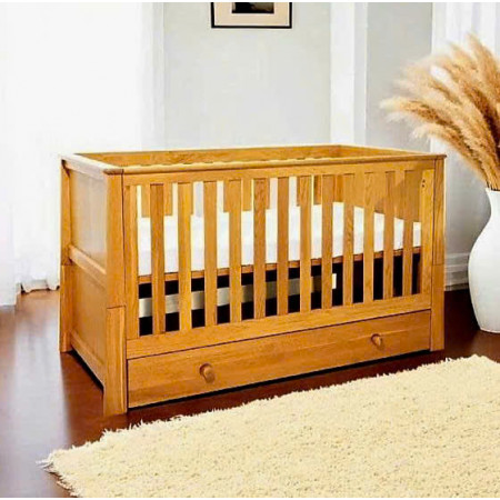 Oak Baby : Nôi + Giường Cũi - Đa Chức Năng 